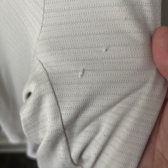 Lululemon License to Train Hoodie - Bone color, XL, has stitching pulls - Picture 3 of 8